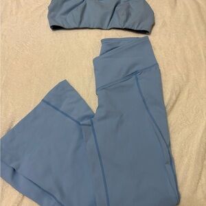 Blue Fabletics Activewear Set